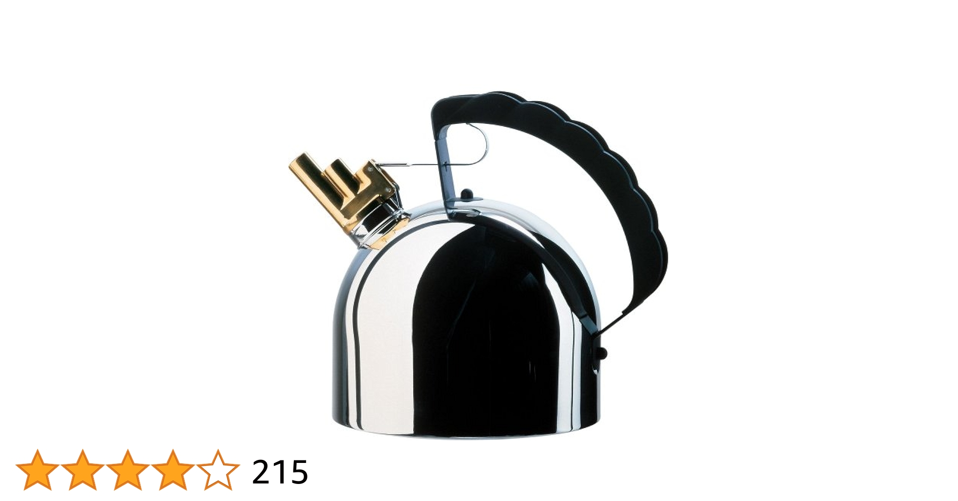 ALESSI 9091 ホイッスルケトル Amazon.com: Alessi 2.09-qt. Steel Bottom Water Tea Kettle